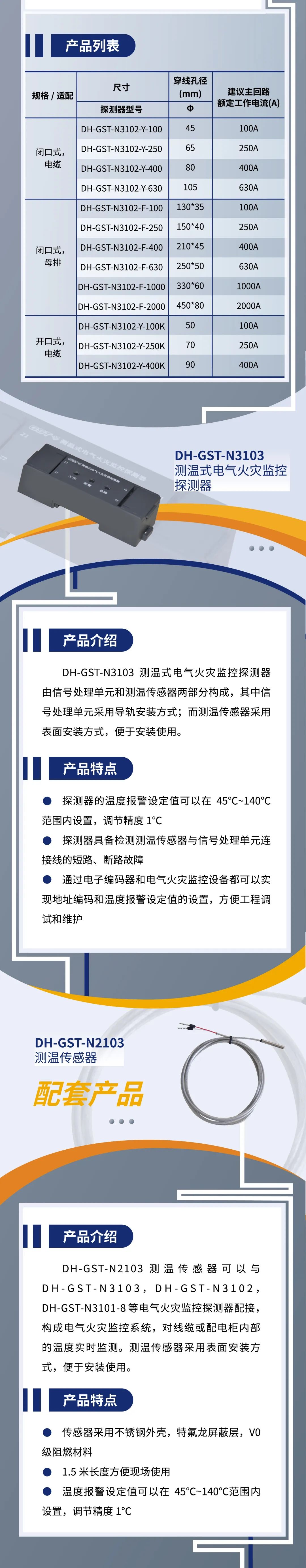 上海上海海灣消防新一代組合式電氣火災(zāi)監(jiān)控探測器產(chǎn)品上市