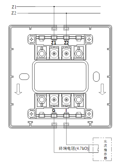 上海上海海灣消防GST-LD-8300B輸入模塊常開無源觸點接線圖