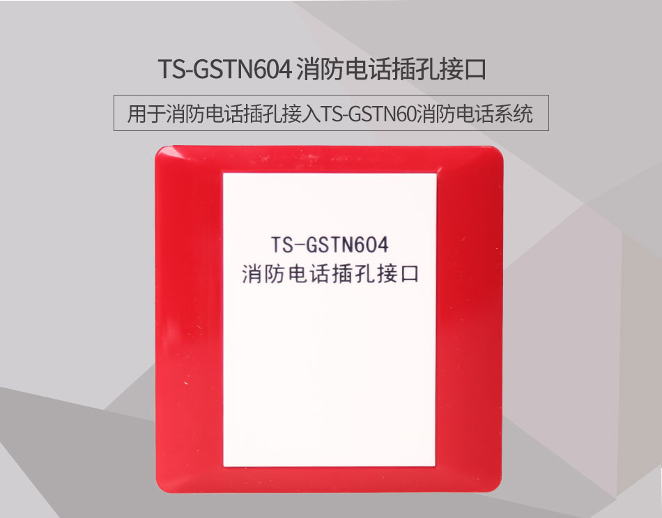 上海海灣TS-GSTN604消防電話接口情景展示